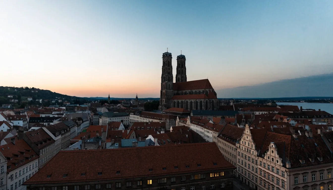 Blick über München am Abend, Standort von CapSolutions